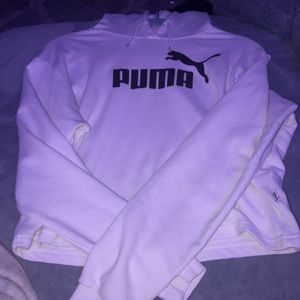 Puma cropped hoodie